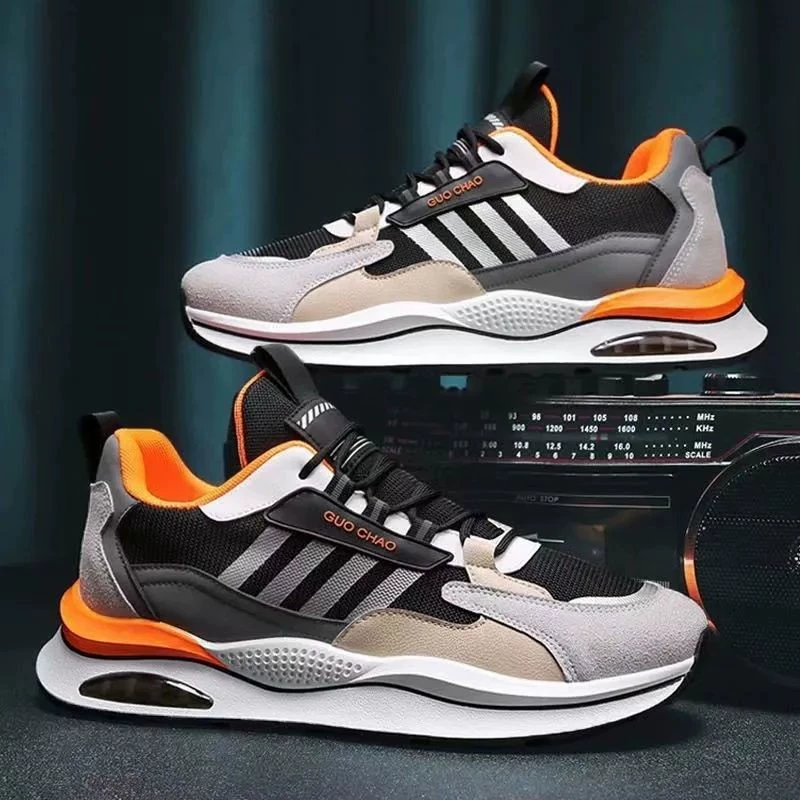 Footwear for leisure, universal men's non-slip breathable sports shoes, for import
