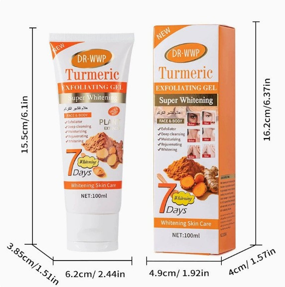 Set de Cuidado de la Piel con Cúrcuma, Hidratante, Control de Grasa, para Cuidado Facial image 7