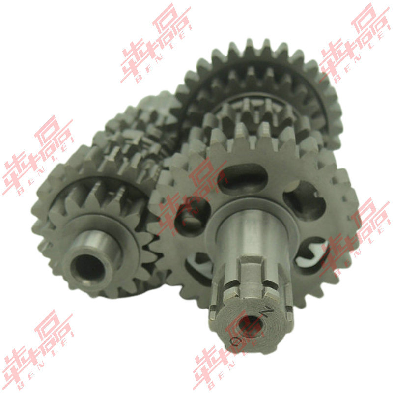 Benlei Zongshen Cb250-F Large Cylinder Head 5-Speed Huayang T4 Off-Road Motorcycle Engine Main and Secondary Shaft Assembly