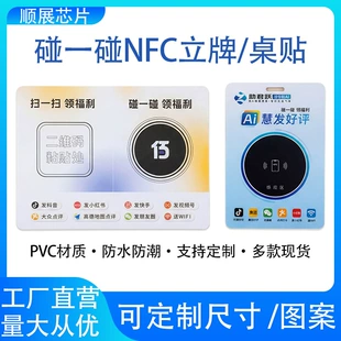 NFC-наклейка на стол с переходом на сайт и мини-программу