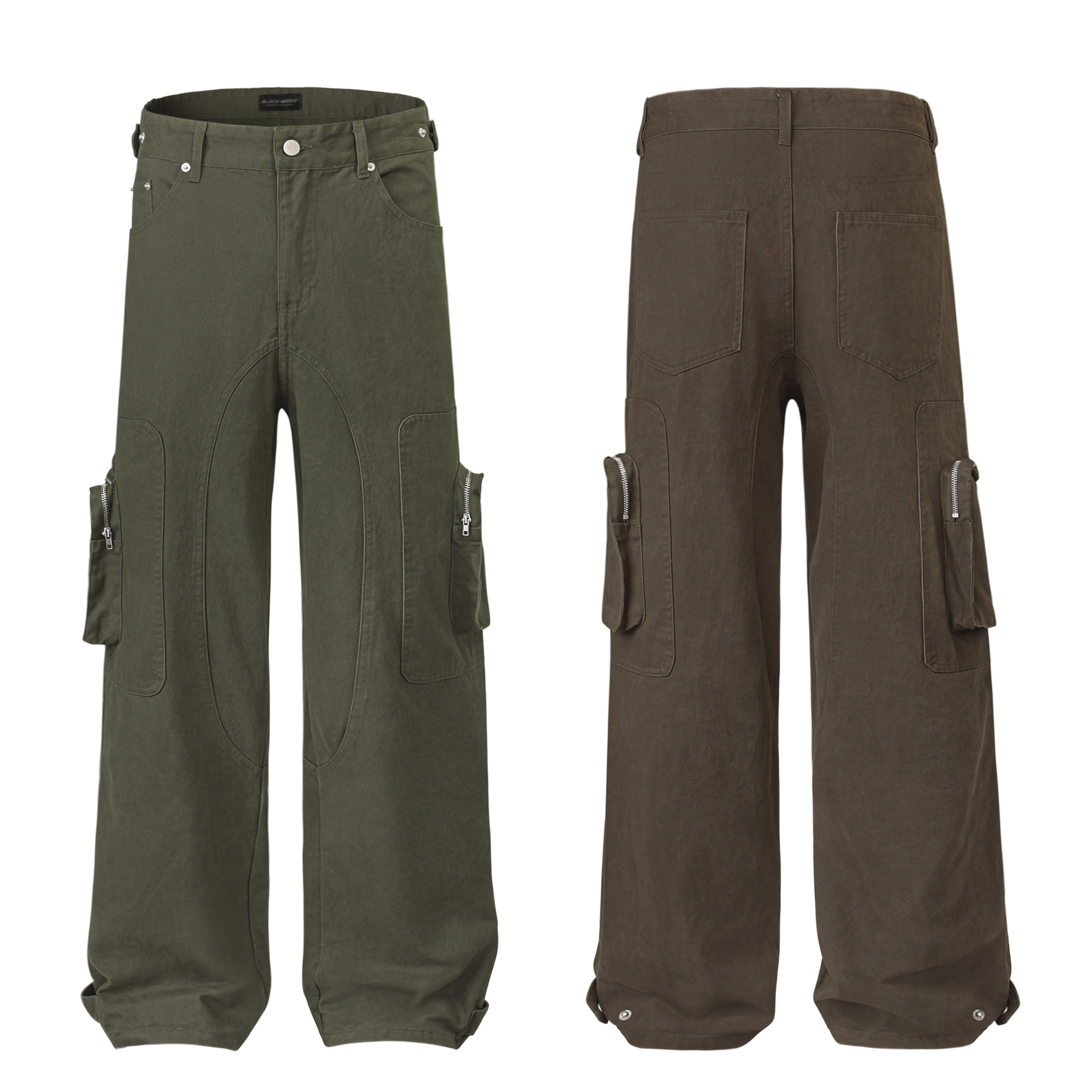 Men's Cargo Pants Streetwear Style Versatile Workwear Trousers_voghion.com