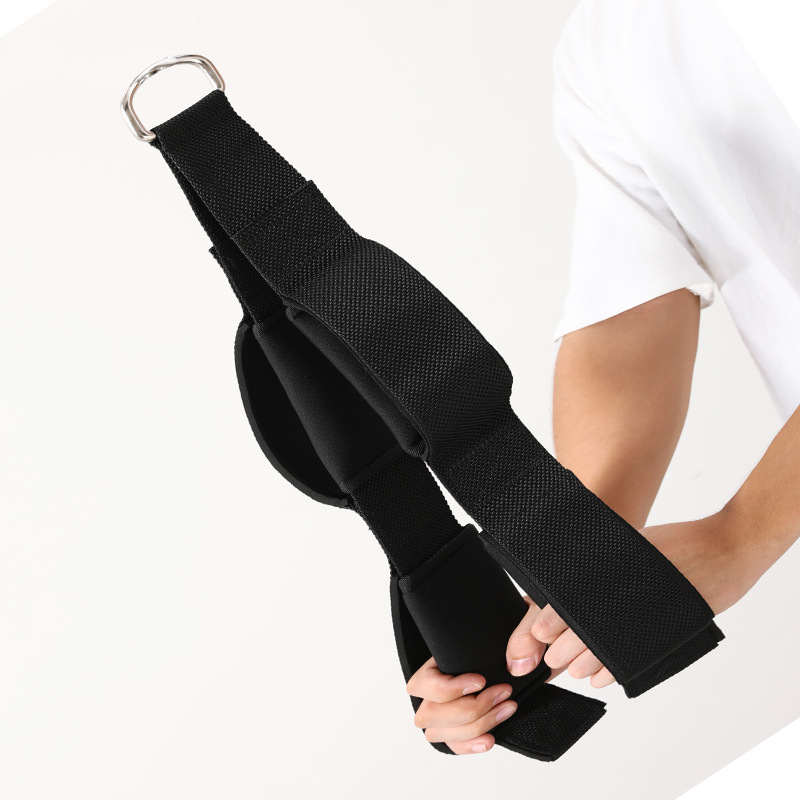 肱二头三头肌绳训练双头拉力绳大飞鸟健身面拉绳带下压面拉绳把手