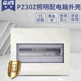 304不锈钢PZ30金属照明配电箱 户箱配电箱 小区双开盖空开箱