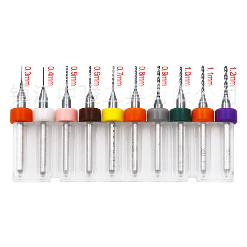 PCB taladro 0,1-3,0mm placa de circuito mango fijo taladro aleación dura taladro pequeño joyería hardware talla