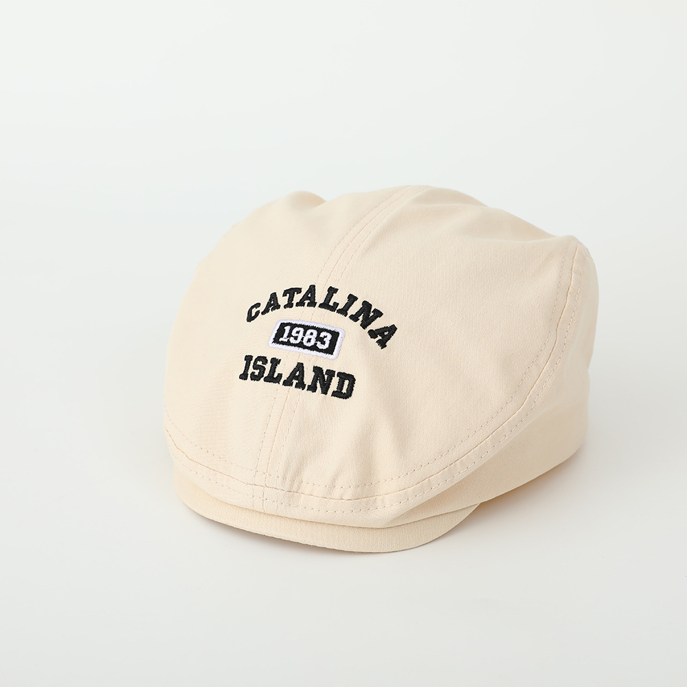 Boina infantil otoño-invierno para niños bebés 2024 nuevo invierno para niños guapo lengua de pato Gran Bretaña