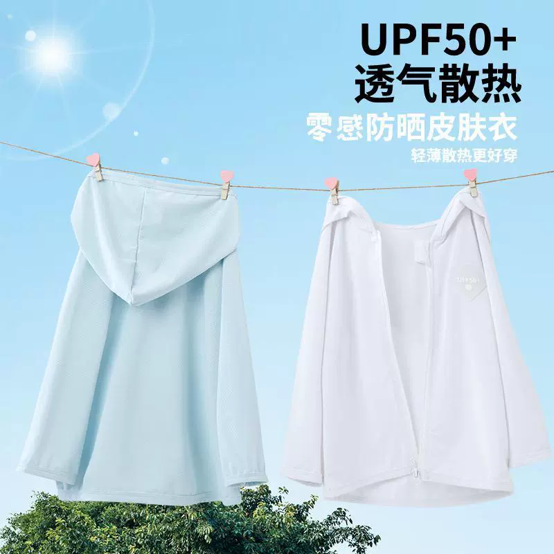 Children's sun protection cream, summer breathable sun protection clothing, light and thin travel jacket for boys