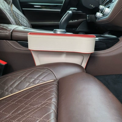 Box, Water Cup Holder, Car — Car storage bag/box - beige-co-driver-211-19