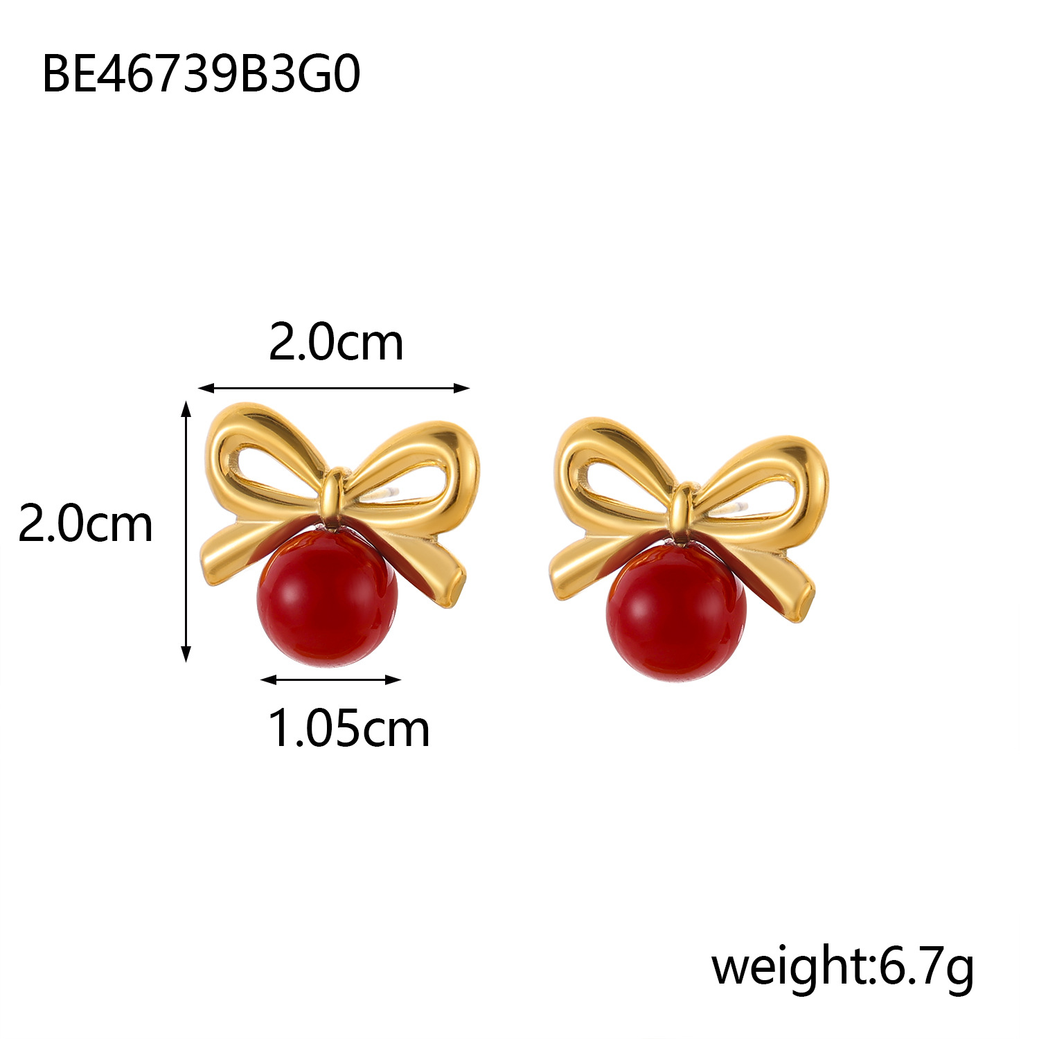 8g Weight 304 Stainless Steel Ear Needle Material Ear Studs Classification 1 Pair Quantity Holiday, Daily Occasion 304 Stainless Steel Material Bow Knot Pattern All Seasons Season Women's Gender Plating Design Elegant, Simple Style Style 1 Pair Elegant Simple Style Bow Knot Plating 304 Stainless Steel Ear Studs 11