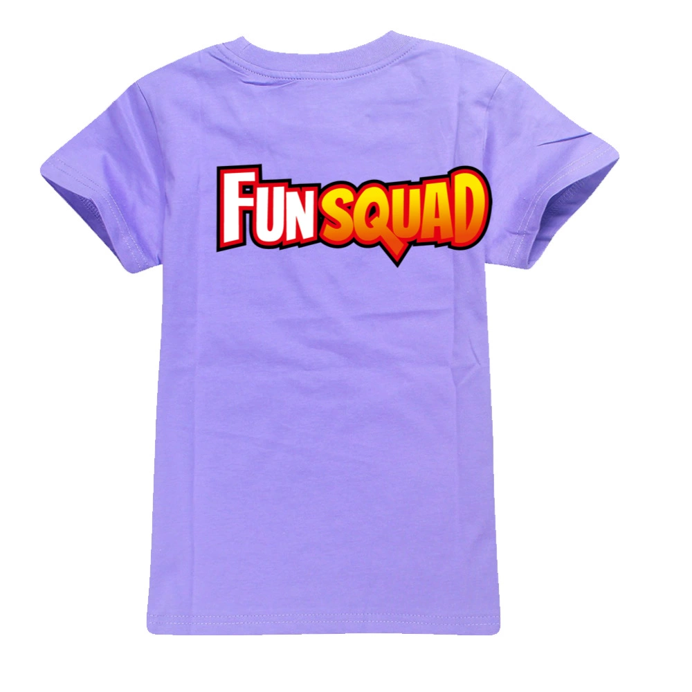 Children's cotton T-shirt Boy Fun Squad Gaming Cartoon T shirt Print Kids T-shirt Girl's Harajuku Summer 3D Short Sleeve T-shirt t-shirt in kid	