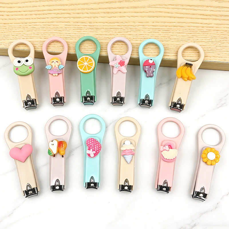 Creative Cartoon Nail Clipper Adult Anti-Splash Nail Clipper Set Nail Clipper Student Cute Portable Nail Clipper