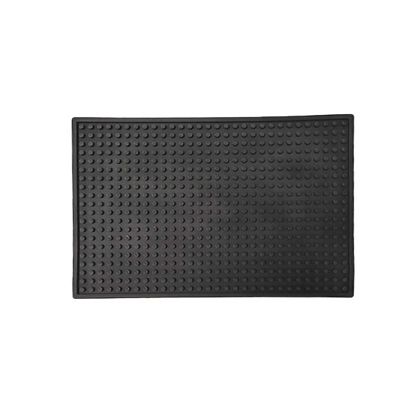 Tapete de drenaje antideslizante de goma PVC, posavasos térmico y alfombrilla de bar profesional, stock disponible