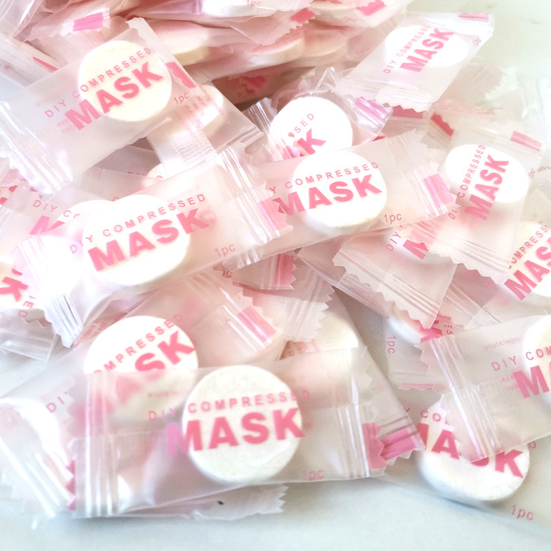 Mascarilla de compresión de seda ultrafina Mascarilla de seda invisible Mascarilla desechable hidratante (precio de una sola pieza) al por mayor