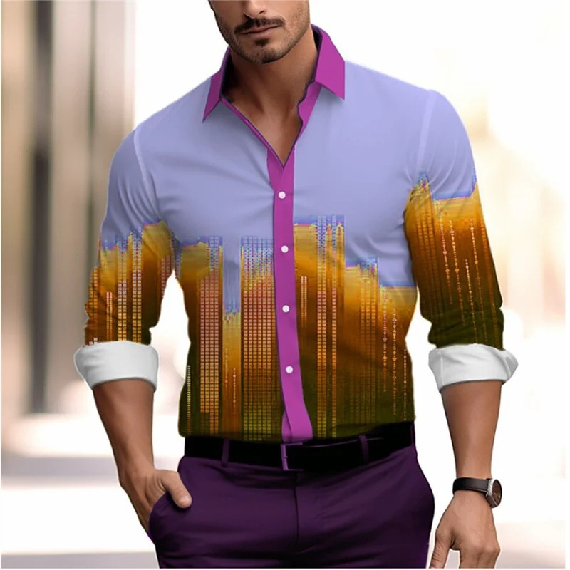 Camisa de manga larga de estilo cocido ligero, primavera y otoño ins, costura de hombre, diseño de contraste, versión coreana, top guapo MB12