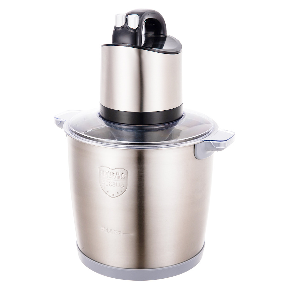 가정용 주방 10L 대용량 스테인레스 스틸 고기 분쇄기 상업용 고성능 전기 칠리 마늘 믹서