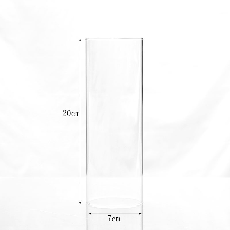 S228 cubierta de vela de vidrio transparente redondo cubierta de vela de vidrio a prueba de viento base de cubierta de lámpara de vidrio de disco triangular