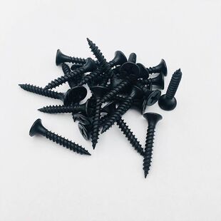 High-Strength Drywall Nails, Phosphated Nails, Wood Screws, Flat Head Self-Tapping Screws, Black Cross Flat Head Screws
