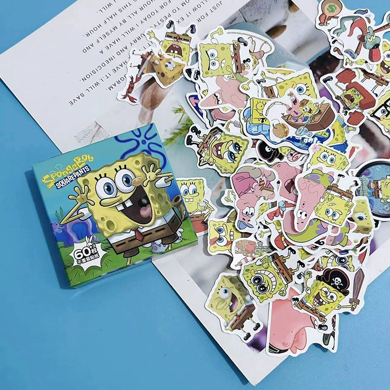 Милый водостойкий cartoon наклейка