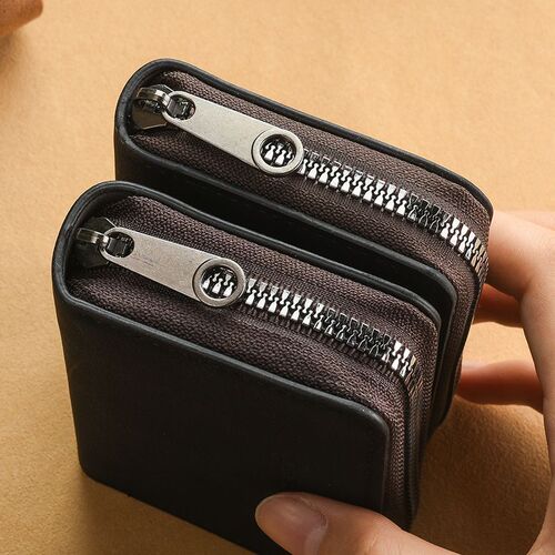 Men's exquisite high-end driver's license card bag for women, small and thin, one-piece design, multi-card slot, large capacity card holder.