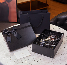 礼物盒空盒黑色盒子生日礼品包装盒高级感礼盒大号送男生款男友女