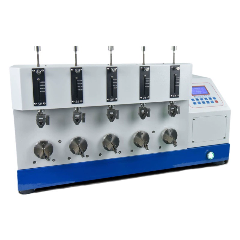 Машина испытания физической прочности тестера 5-головы оборудования для испытаний автоматической промышленной лаборатории особенная электронная складывая