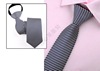 Men's classic suit jacket, black tie, accessory for leisure with zipper, 6cm, wholesale, Korean style