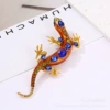 Orange dripping lizard