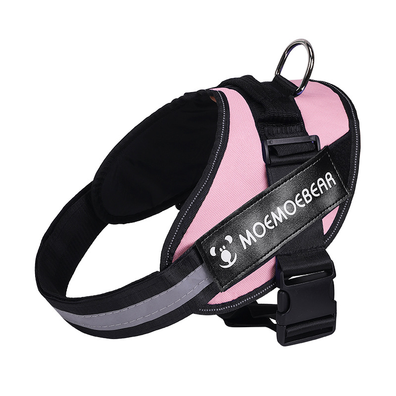 Fábrica de suministros para mascotas a prueba de explosiones K9 correa para el pecho para mascotas chaleco mediano y grande correa para el pecho de la cuerda de tracción del perro al por mayor