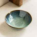 特色款窑变釉沙拉碗家用餐厅菜碗陶瓷碗面碗水果碗复古餐具批发碗