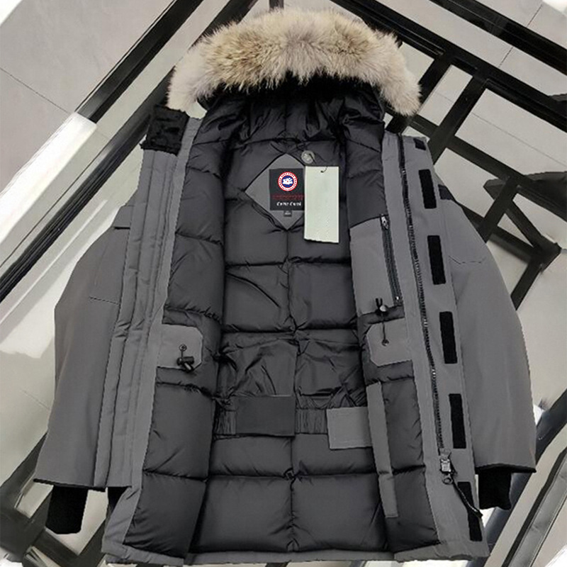 Goose 08 Model Parka Mid-Length down Jacket for Men, Winter 2024 New Expedition Coat