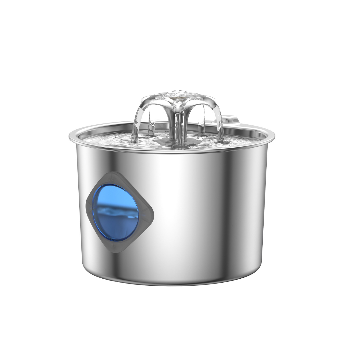 Amazon nuevo dispensador de agua para mascotas de acero inoxidable dispensador de agua para gatos alimentador de agua para perros y gatos circulación automática de agua