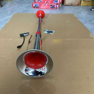 Scania High-Pitched Air Horn 12V24V Loud Sound 1.0m Special Horn for Long-Distance Trucks and Ships (Car horn/tweeter) - new-wheel-flute-horn-special-solenoid-valve-factory-direct-sales-limited-time-special-offer-12v