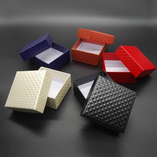 High-End Diamond Pattern Necklace Jewelry Box Earring Box Bracelet Packaging Bag Necklace Box High-End