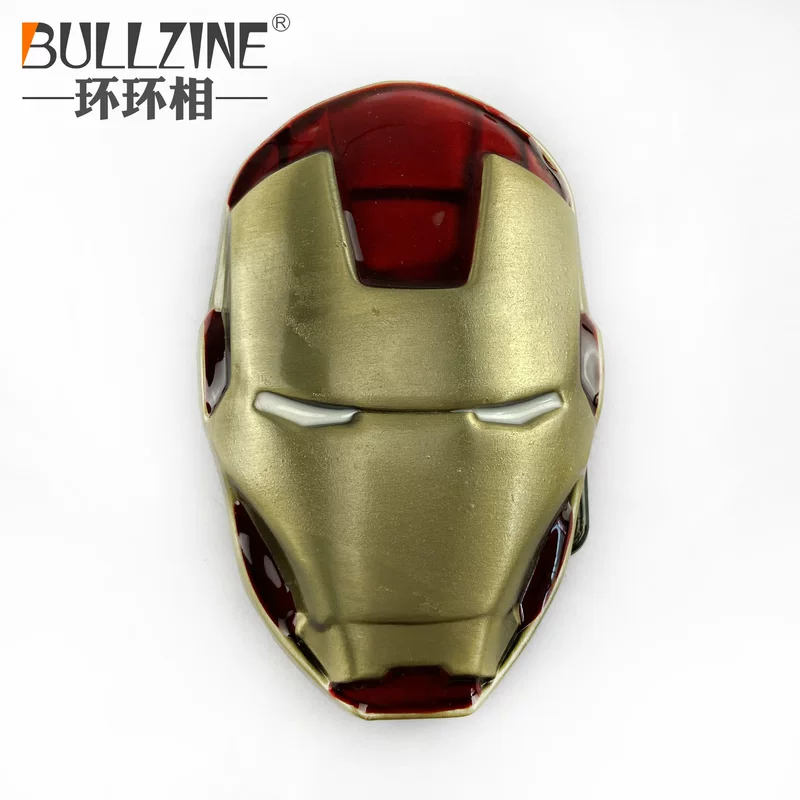 Металлический стильный пояс BULLZINE, ретро пряжка