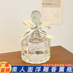 卸売り香薫ガラス瓶無火香薫瓶空瓶高颜値ins風藤条揮発瓶100ml香水瓶