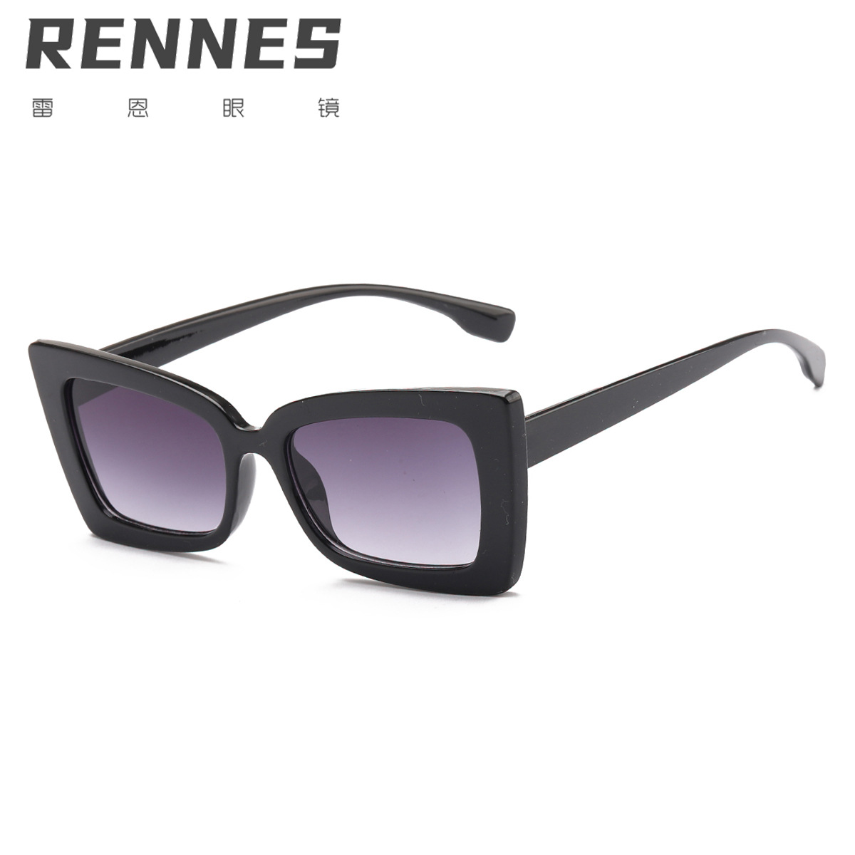 2021 Nuevas gafas de sol coreanas Gafas de sol transfronterizas europeas y americanas Caja de mujer Gafas de sol personalizadas de moda personalizadas 98056