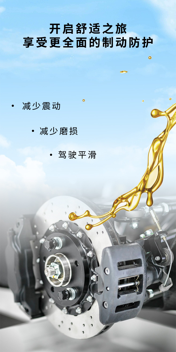 Road Shell Dot4D0T3 Fully Synthetic Brake Fluid Domestically Produced and Imported for Heavy Trucks, Light Trucks, Motorcycles, and Agricultural Vehicles