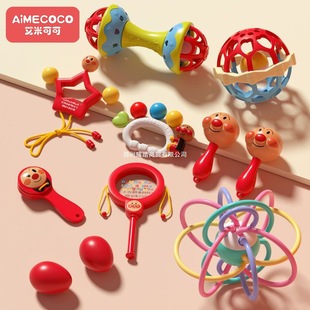 Baby Rattle Sand Hammer Rattle Soothing Toy 0-6-12 Months Baby Grasp Training Early Education Factory Supply