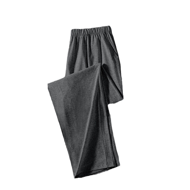 Primavera, otoño, invierno, pantalones de pijama de hombre, pantalones largos de algodón, pantalones caseros delgados, pantalones casuales deportivos largos para hombres, pantalones casuales