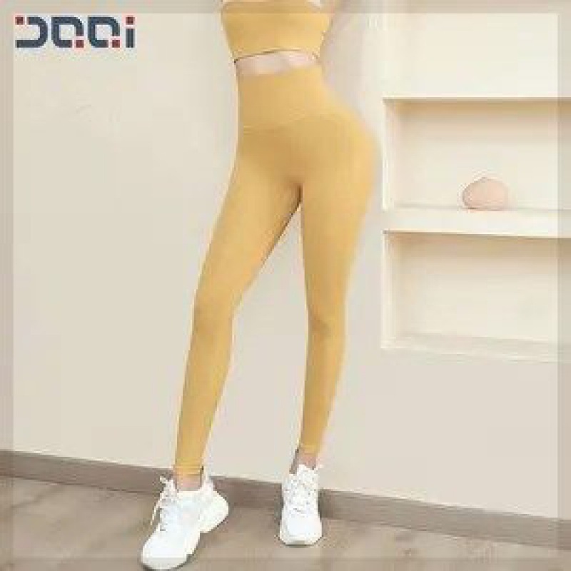 的确奇免穿内裤裆无痕一片式高弹裸感运动瑜伽健身裤女默认项氨纶|undefined