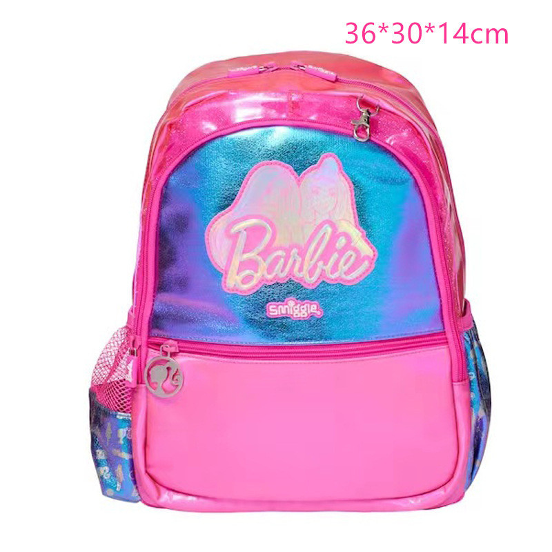 Australia Smiggle estudiantes de primaria y secundaria Barbie princesa chica mochila tirón bolsas de almuerzo bolsas de bolígrafo tazas