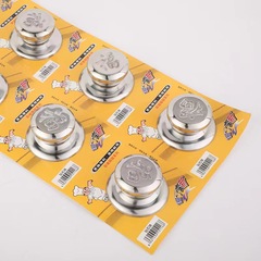 Stainless steel pot lid knob top bead pot lid cover one yuan two yuan street stall goods pot lid handle plastic top bead wholesale street stall