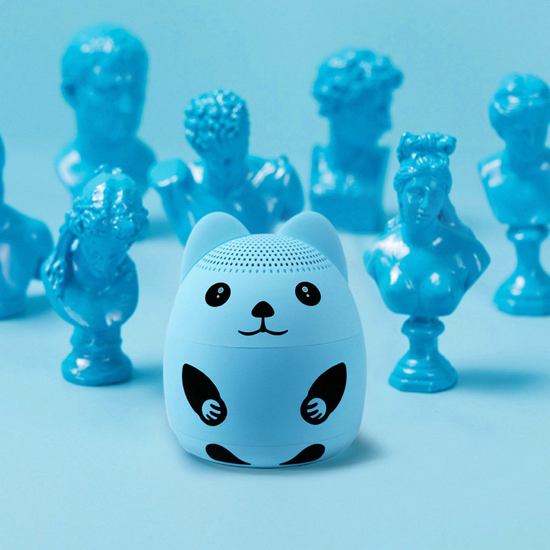 新しいアイデア萌えbluetoothスピーカーメーカーミニかわいい動物無線デスクトップ招き猫入金音響|undefined