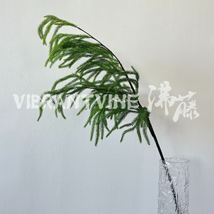 Simulated willow catkins branches home decoration spikes flower niche floral design lover tears series wedding flower arrangement