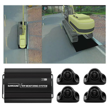 工程车履带挖掘机款式360全景无缝3D影像系统行车记录仪高清车载