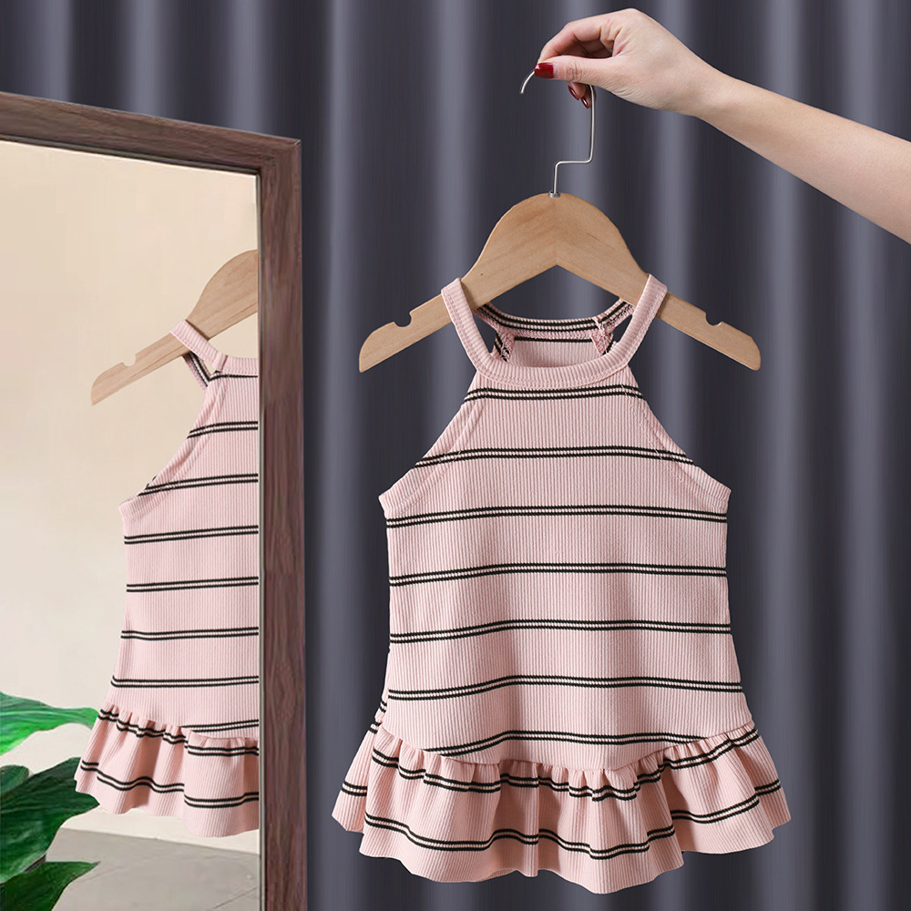 Vestido de siete niñas con limón salado, nuevo vestido de verano, falda para niños coreanos, vestido de princesa Aisha para niña de verano