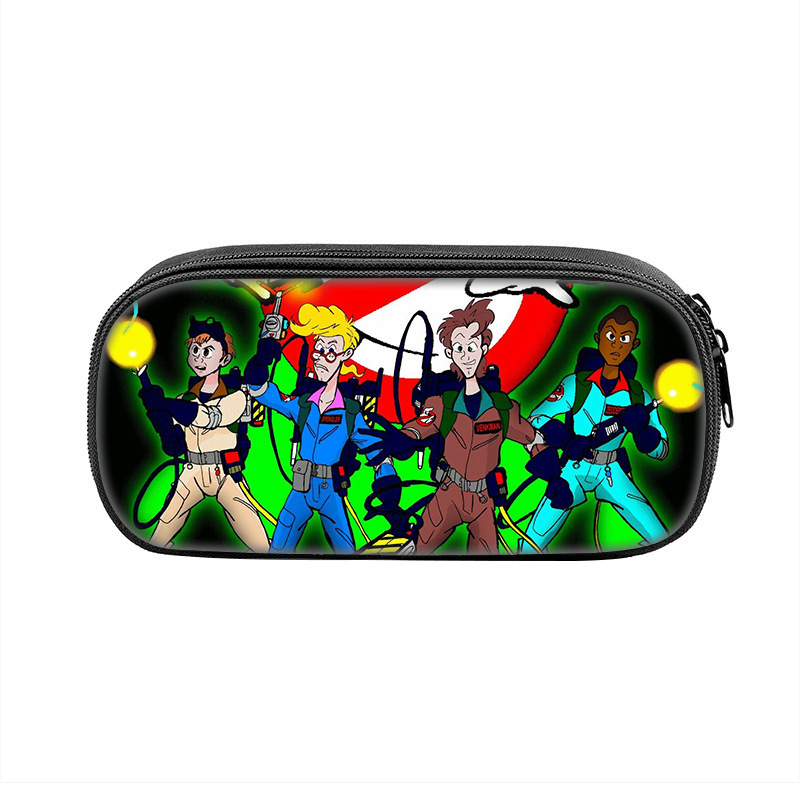 捉鬼敢死队 Ghost Busters 笔袋 3D卡通儿童学生文具盒收纳包外贸