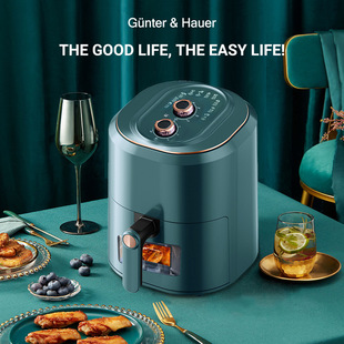 Visible Air Fryer with Double Knob with Look through Window