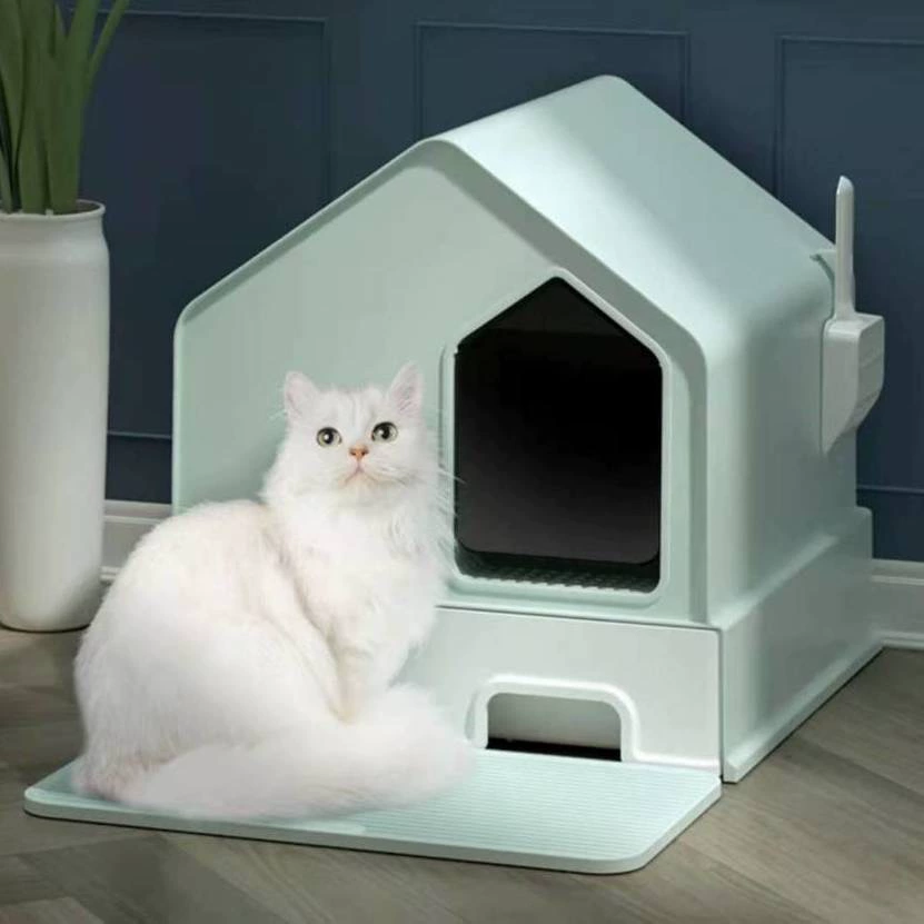 Полный закрытый ящик для мусора в стиле дома кошачий туалет в коридоре