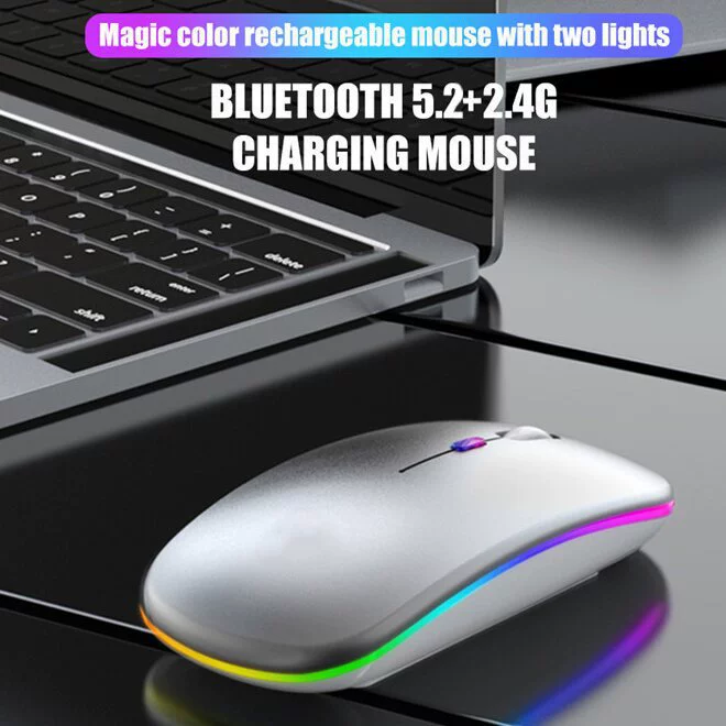 Тонкая мышь с зарядкой, Bluetooth, 0 шт., 4G