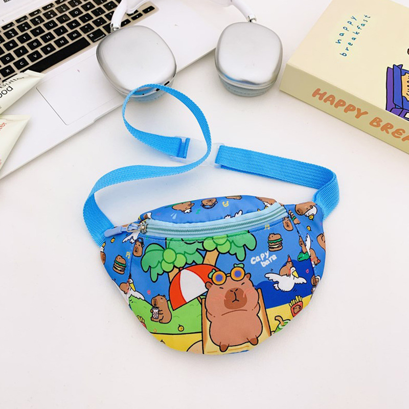 Bolso lindo para niña bolso de mensajero para niños de dibujos animados bolso de hombro para niña de estilo occidental salvaje bolso de pecho para niño al aire libre transfronterizo